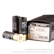 100 Rounds of 00 Buck 12ga Ammo by Hornady BLACK