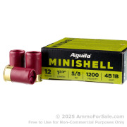25 Rounds of Bulk 5/8 ounce #1 & #4 buck 12ga Ammo by Aguila