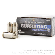 20 Rounds of 165gr EFMJ .45 ACP Ammo by Federal