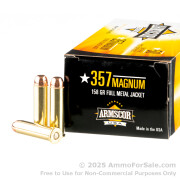 50 Rounds of 158gr FMJ .357 Mag Ammo by Armscor