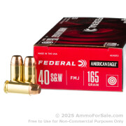 1000 Rounds of 165gr FMJ .40 S&W Ammo by Federal