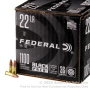 1100 Rounds of 36gr CPHP .22 LR Ammo by Federal