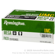 1000 Rounds of 95gr MC .380 ACP Ammo by Remington