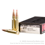 308 - 168 Grain A-Max - Hornady BLACK - 20 Rounds