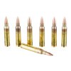 Close up of the 55gr on the 120 Rounds of 55gr FMJBT 5.56x45 Ammo by Federal