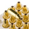 Close up of the 115gr on the 20 Rounds of 115gr JHP 9mm +P Ammo by Magtech Guardian Gold