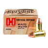View of Hornady .45 ACP ammo rounds