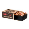 View of Hornady .45 ACP ammo rounds