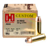 View of Hornady .44 Mag ammo rounds