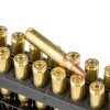 View of Remington .223 ammo rounds