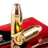 Close up of the 124gr on the 20 Rounds of 124gr JHP 9mm Ammo by Black Hills Ammunition