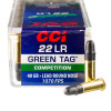 Image of 100 Rounds of CCI Green Tag 40gr LRN Ammo