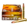 Close up of the 170gr on the 20 Rounds of 170gr Fusion 30-30 Win Ammo by Federal