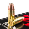 View of Winchester 9mm ammo rounds