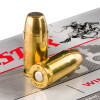 Close up of the 95gr on the 1000 Rounds of 95gr FMJ .380 ACP Ammo by Winchester