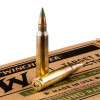 Close up of the 62gr on the 150 Rounds of 62gr FMJ M855 5.56x45 Ammo by Winchester