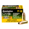 View of Remington 9mm ammo rounds
