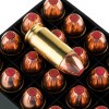 Close up of the 185gr on the 20 Rounds of 185gr JHP .45 ACP Ammo by Hornady