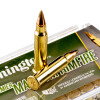 View of Remington .17HMR ammo rounds