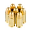 View of Armscor .380 ACP ammo rounds