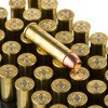View of Blazer Brass .357 Mag ammo rounds