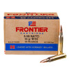Close up of the 55gr on the 500 Rounds of 55gr FMJ M193 5.56x45 Ammo by Hornady