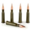 Close up of the 148gr on the 20 Rounds of 148gr FMJ 7.62x54r Ammo by Wolf
