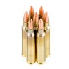 Close up of the 55gr on the 1000 Rounds of 55gr FMJ .223 Ammo by Prvi Partizan