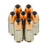 Close up of the 124gr on the 20 Rounds of 124gr JHP 9mm Ammo by Federal HST