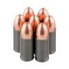Close up of the 115gr on the 800 Rounds of 115gr FMJ 9mm Ammo by Wolf
