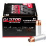 View of Blazer .44 S&W Spl ammo rounds