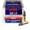Close up of the 40gr on the 100 Rounds of 40gr LRN .22 LR Ammo by CCI