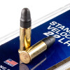 View of CCI .22 LR ammo rounds