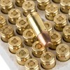 Close up of the 147gr on the 50 Rounds of 147gr FMJ Encapsulated 9mm Ammo by Winchester