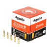 View of Aguila .22 LR ammo rounds