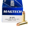View of Magtech .38 Spl ammo rounds