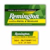 View of Remington .380 ACP ammo rounds
