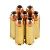 View of Remington .45 Long-Colt ammo rounds