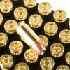 Close up of the 115gr on the 500 Rounds of 115gr V-Crown JHP 9mm Ammo by Sig Sauer