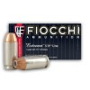 View of Fiocchi .40 S&W ammo rounds