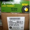Image of 250 Rounds of 165gr MC .40 S&W Nickel Ammo by Remington