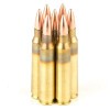Close up of the 62gr on the 1000 Rounds of 62gr FMJBT .223 Ammo by Armscor