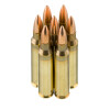 View of Fiocchi 5.56x45 ammo rounds