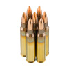 Close up of the 55gr on the 840 Rounds of 55gr FMJBT 5.56x45 Ammo by PMC in Bandolier in Ammo Can