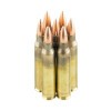 Close up of the 55gr on the 500 Rounds of 55gr FMJ 223 Rem Ammo by Hornady