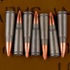 Close up of the 122gr on the 640 Rounds of 122gr FMJ 7.62x39mm Ammo by Tula in Metal Container