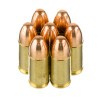 Close up of the 115gr on the 1000 Rounds of 115gr FMJ 9mm Ammo by Federal