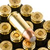 View of Corbon 9mm ammo rounds