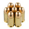 View of Aguila .45 ACP ammo rounds