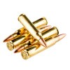 Close up of the 55gr on the 500  Rounds of 55gr FMJBT .223 Ammo by Federal American Eagle
